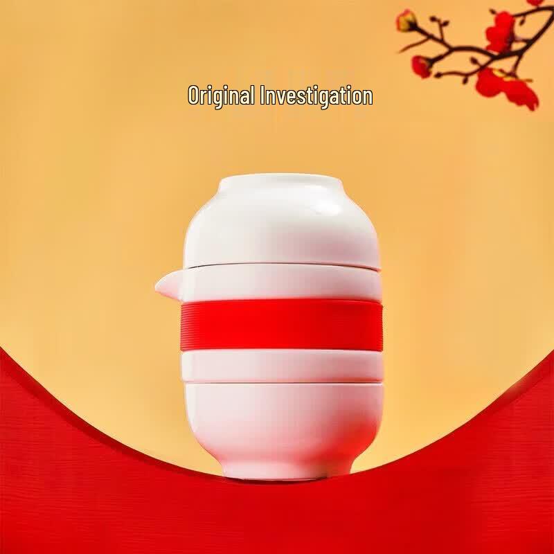 Huadeng Portable Ceramic Quick Tea Set