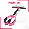 Fitness Resistance Band, Elastic Pull Rope with Handles, Non-Slip Foot Pedal, Extendable,