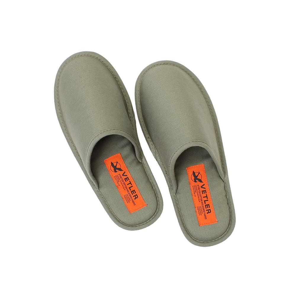 

VETLER Тапочки с удобной амортизирующей подошвой из ТПР-смолы, стильный молескин для дома, размер L, износостойкая подошва, подошва, долговечная подошва, унисекс, использование,
