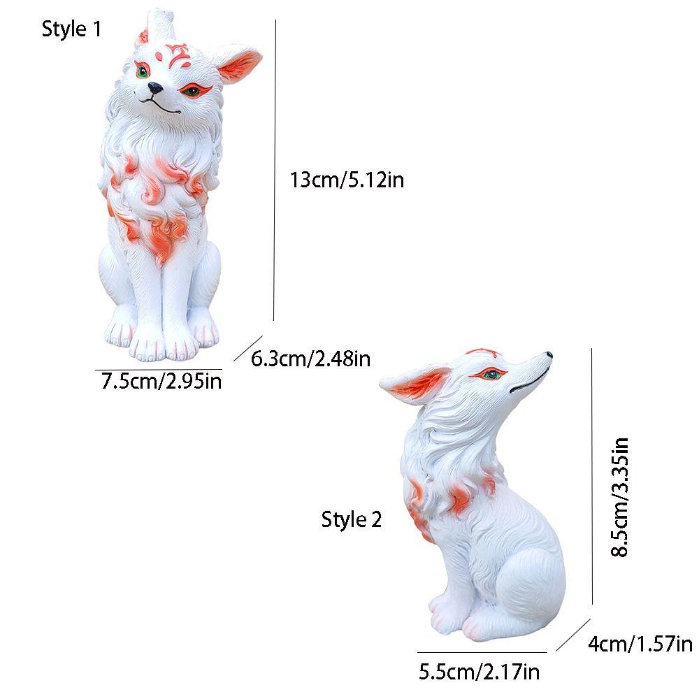 Resin Animal Sculpture Cute Garden Miniatures Figurine Micro Landscape Little Statue  Lawn