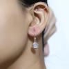 925 Sterling Silver Moonstone Pendant Earring Set, Silver Women Jewelry, Handmade Jewelry, Gift For Her An0450-516