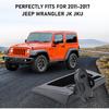Kaishengyuan Upgraded Phone Mount For 2011-2017 Jeep Wrangler JK JKU, Multi-Mount Phone Holder Dash Tray Storage Box System Kit With Extension Arm