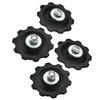 4Pcs 10T Bearing MTB Bicycle Rear Guide Wheel Road Bike -Jockey Rear Derailleur Pulley Roller For Bicycle Derailleur Repair Kit
