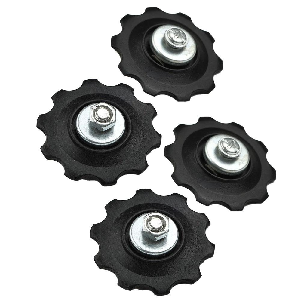 4Pcs 10T Bearing MTB Bicycle Rear Guide Wheel Road Bike -Jockey Rear Derailleur Pulley Roller For Bicycle Derailleur Repair Kit