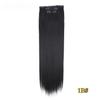 FREEDOM Synthetic Clip Hair Extensions 4Pcs/Set 24 Inch Long Straight Ombre Brown Blonde 8 Clips In Hair Extensions For Women