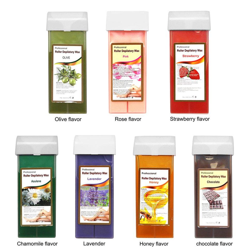 DD ZZ 100G Natural Formula Depilatory Wax Cartridge Heater Waxing Hair