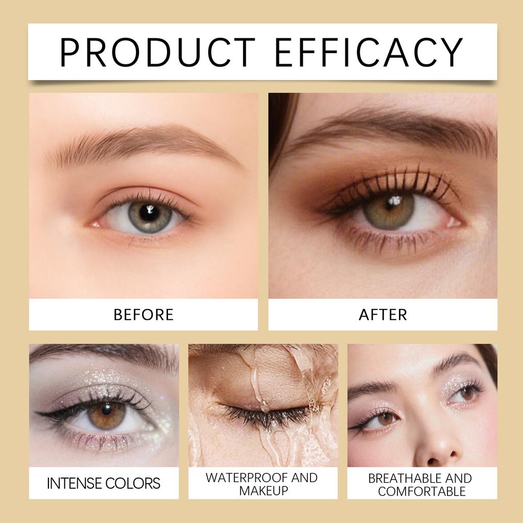 Multi-effect Eyeshadow Stick Set Lightweight, Smooth, Long-Wearing, Soft And Smooth, Lustrous Finish Perfect