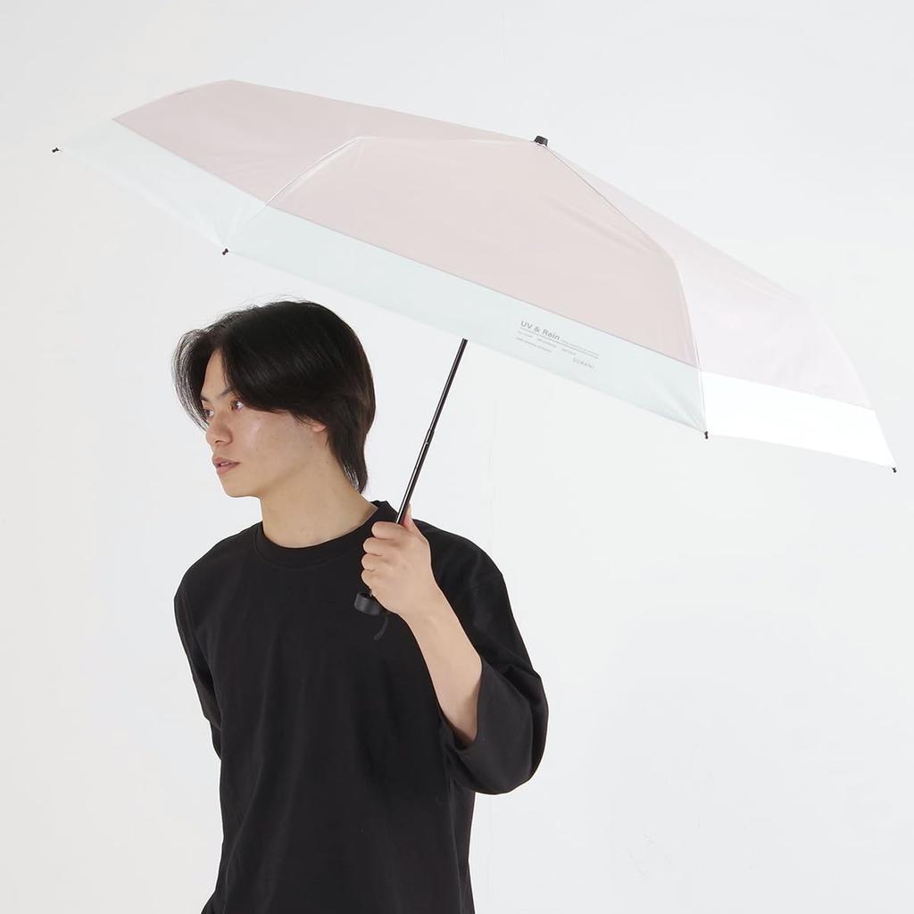 Nifty Colors Folding Solani Bicolor Mini 5196BK Umbrella, Light-Blocking 60,
