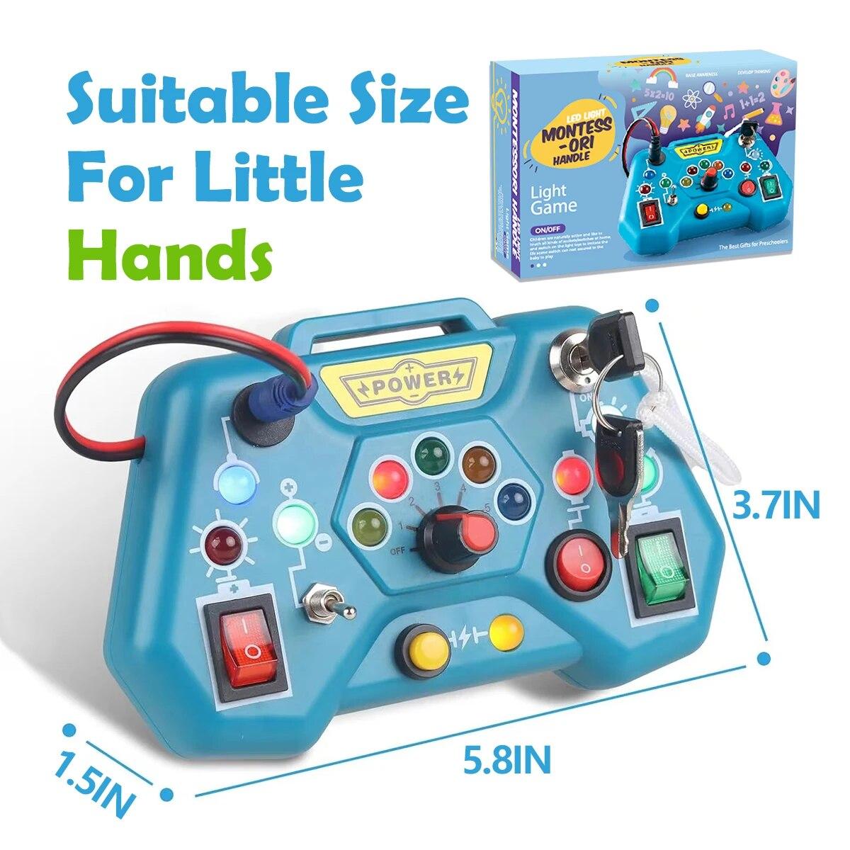 

Montessori Busy Plate Playthings designed for Toddlers Gifts designed for 3 Year Old Infant Boys Girls Instructive Educational Playthings Toddler синий