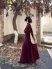 Hochgeschlossenes ärmelloses Strickkleid & Mantel Cardigan Zweiteiler-Set