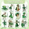24Pcs Wooden Patrick's Day Perfect Ornament Decorative Accessories For Irish Themed Home And Office Decoration