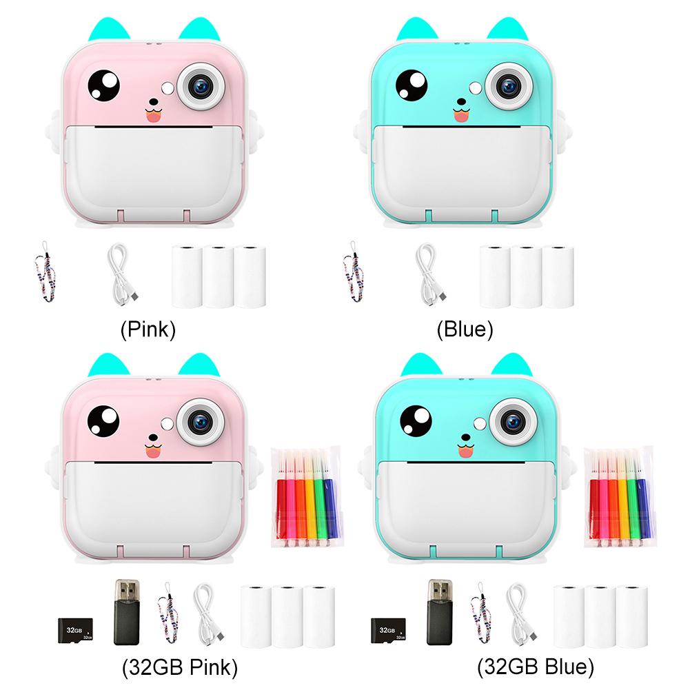 New Portable Mini Printer Wireless for Android Ios Mobile Photo Thermal Printers Tags Termica Label Maker With Paper Rolls