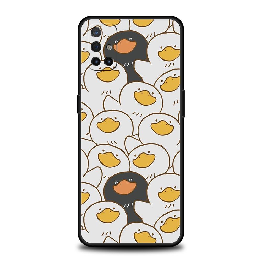 Phone Case For OnePlus 12 11 10 9 Pro 9T 12R 10R 9R 9RT 10T 8T 8 7 6T 7T Nord 2T CE 2 5G N200 N10 Cover Cartoon Duck Goose Game