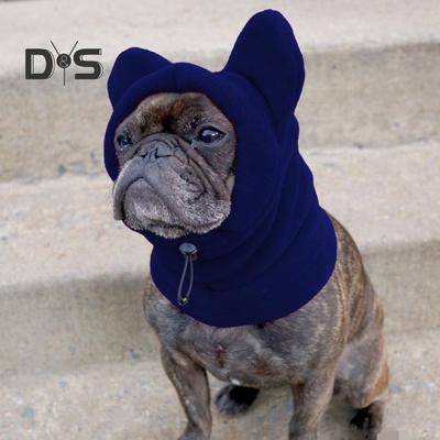 Dog Winter Hat Fleece Warm Dog Headwear Ear Cover Adjustable Dog Hood Hat Ear Muffs Windproof Neck Warmer Scarf for Small Medium Puppy Dogs