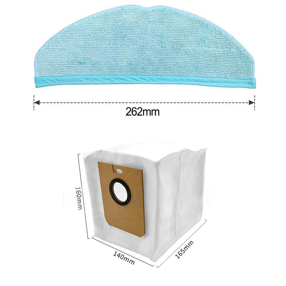 For Homerun 7000 XU7100 Mop Pads And Bags Kit Microfiber Cloth Replacement Parts For Vacuum Cleaner Accessories