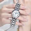 OLEVS 5575 Simple Fashion Quartz Watch For Women Calendar Display Stainless Steel Hand Clock Waterproof Luxury Woman Watches