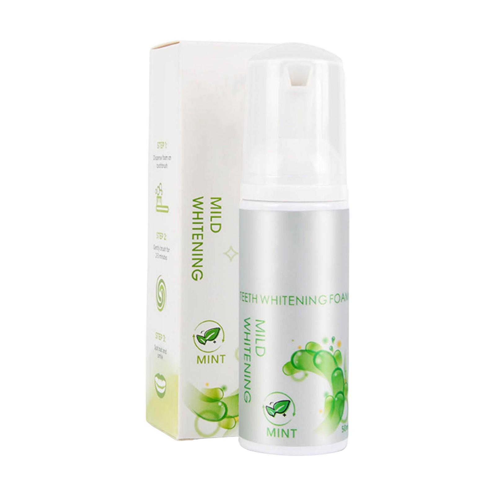 

Сыворотка для отбеливания зубов, пена для чистки зубов 50 мл One Size зелёный