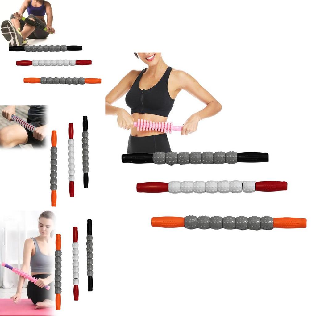 Portable Massage Roller With Seven Spiky Balls For Fitness And Wellness Practice