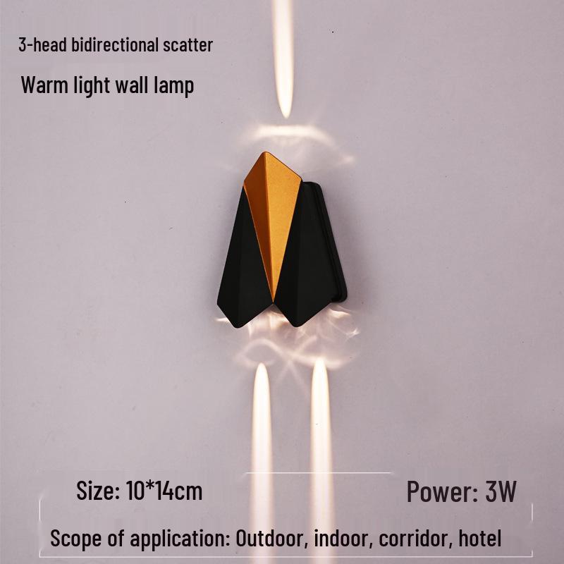 Airplane Series Outdoor Minimalist Wall Light for Villa, Courtyard, Balcony, Corridor, Aisle, or Stairway