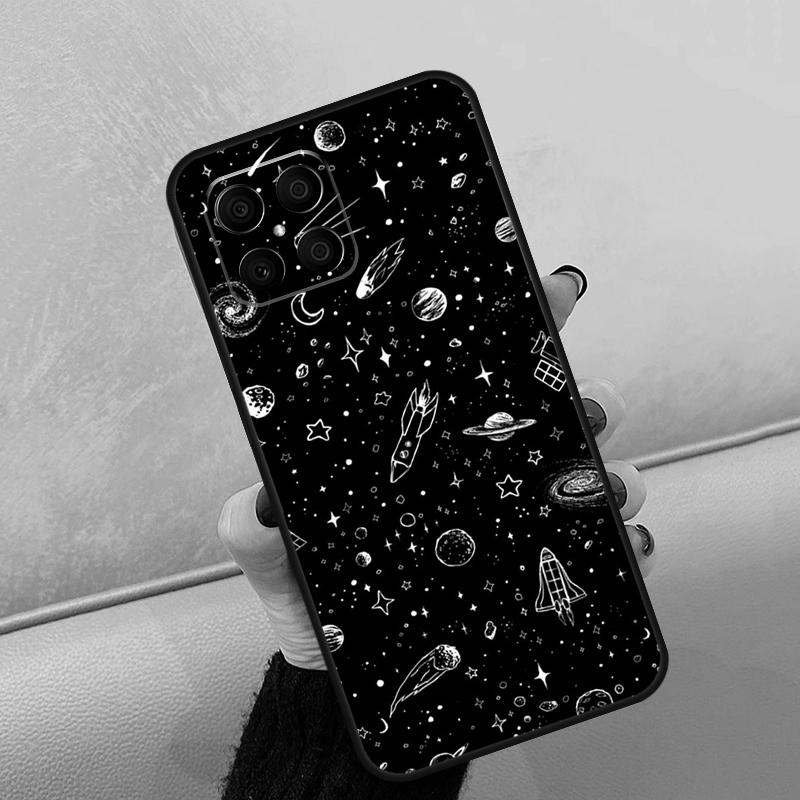 Magic Space Planet Case For Honor Magic 8 Pro 5 6 7 Lite Cover For Honor 400 200 50 70 90 X8a X8b X9a X9b X9c