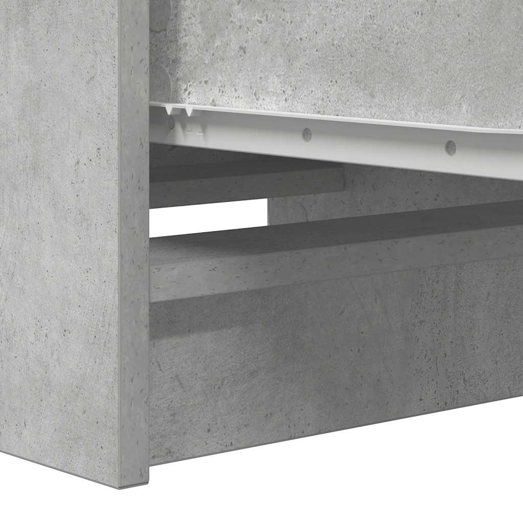 Sideboard Concrete Grey 37.5 x 35 x 99 cm Engineered Wood