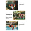 Shell Colored Glass Wind Chime Creative Light Collection Pendant Home Decor Sun Catcher  Courtyard