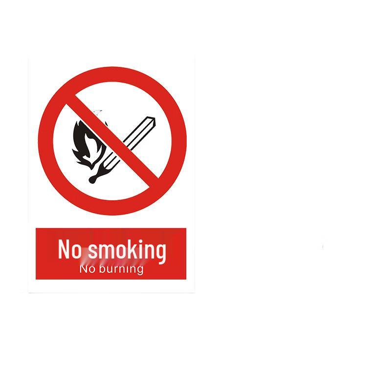 WEZHO  No Open Flames  Safety Signage - 4 Pack