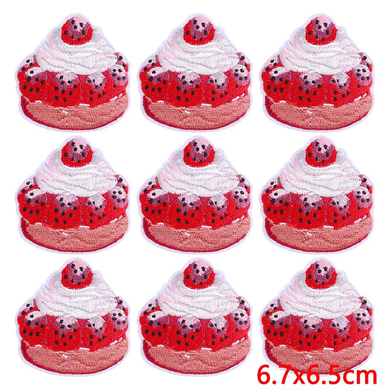 10Pcs/Lot Wholesale Fashion Cartoon Patch Iron On Patches On Clothes Letters Embroidered Patches For Clothing Applique Stickers