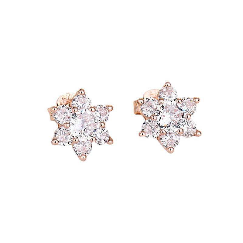 High-end Snowflake Earrings for Women