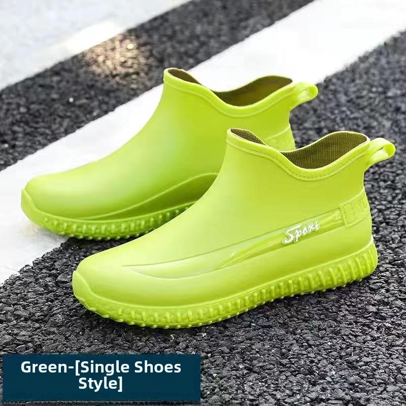 Men's Waterproof Non-Slip Rubber Rain Boots - Work and Fishing Shoes