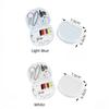 Mini Portable Sewing Kit for Travel, 48PCS Sewing Supplies with Threads, Needles, Buttons, Thimble & Measuring Tape, Compact