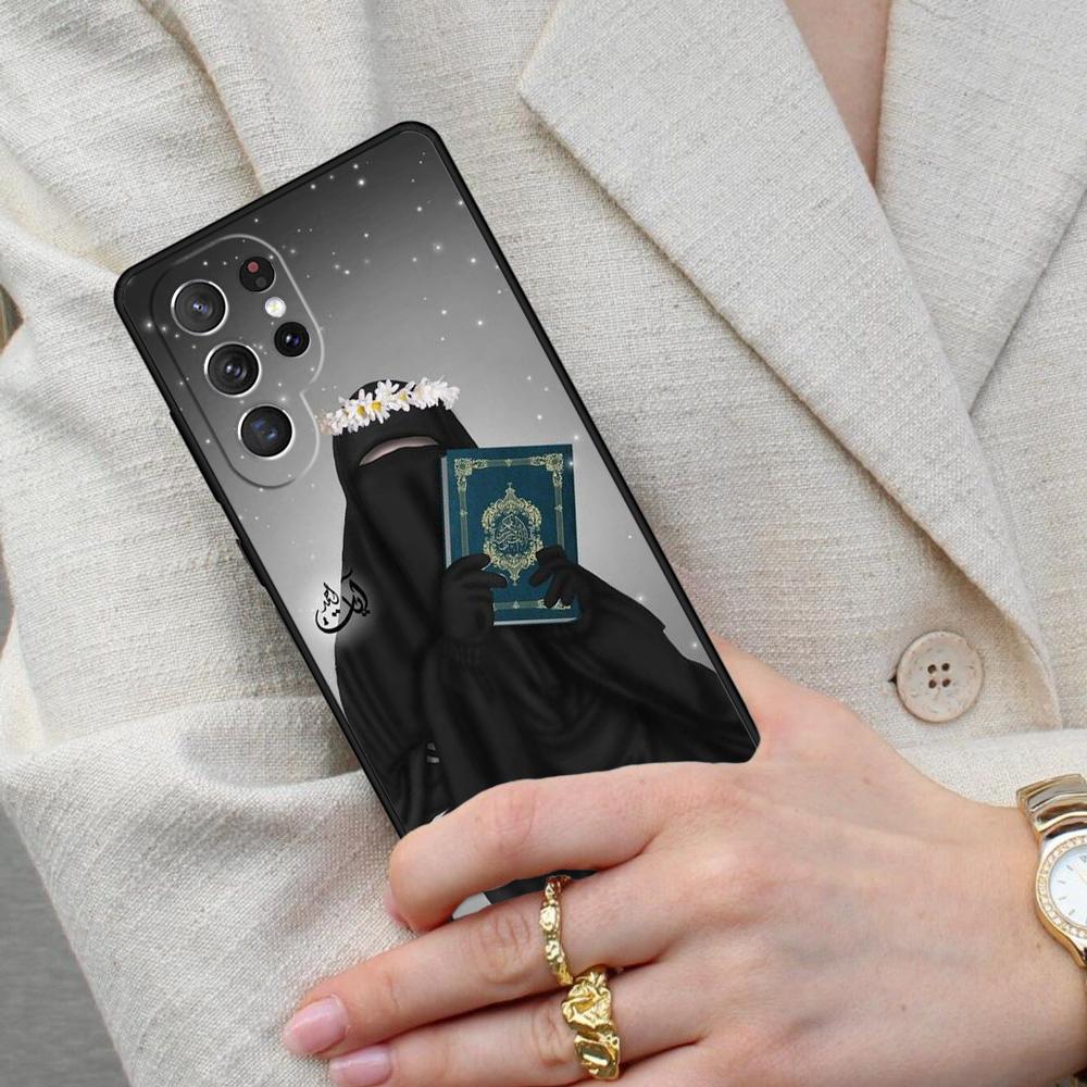 Islamic Hijab Girl Queen Cell Phone Case for Samsung Galaxy S26 Ultra S25 S24 S23 S22 S21 S20 Note10 Cover