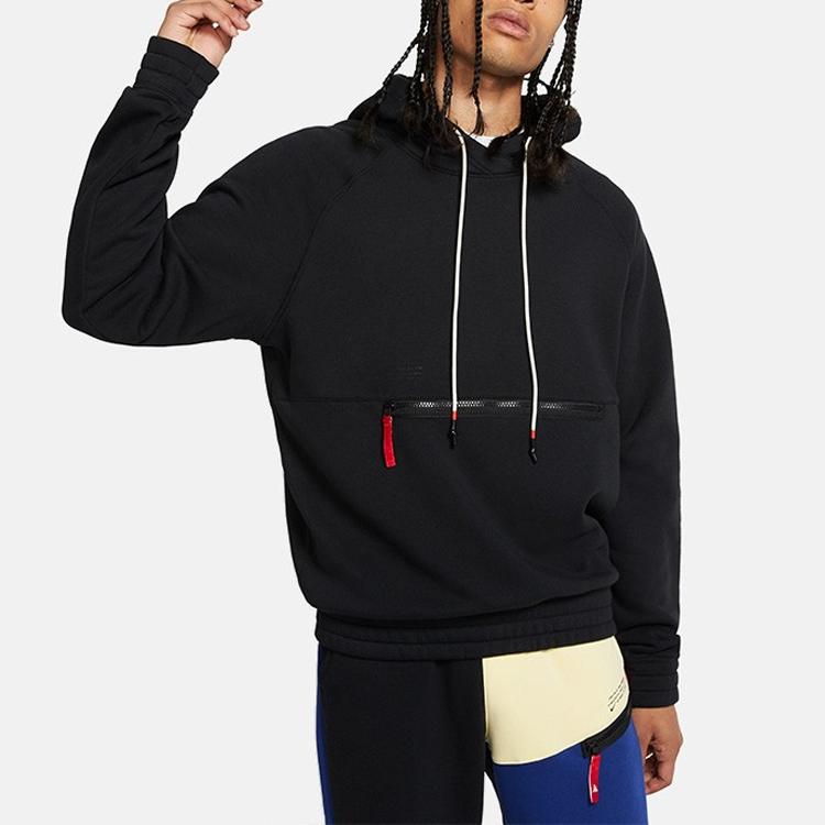 Nike Kyrie Fleece Basketball Hoodie Herren Oberteile Schwarz BV9298-010