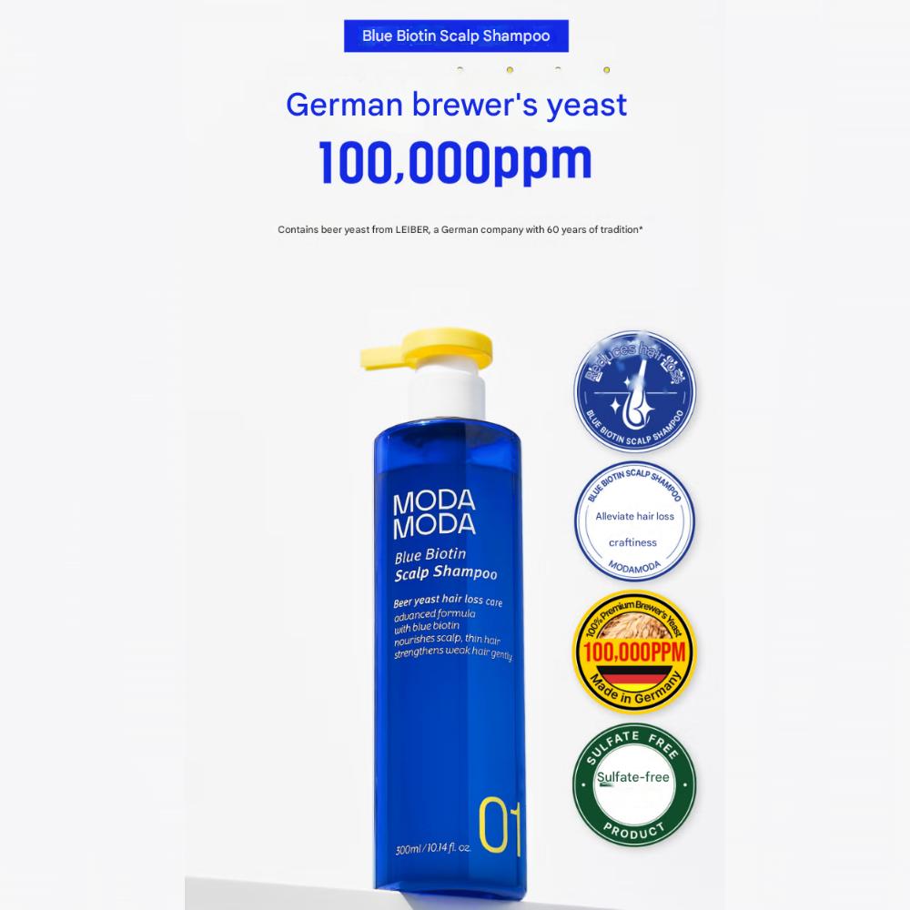 Modamoda Step01 Blue Biotin Scalp Shampoo 300 ml