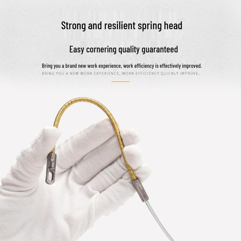 Electrician's Steel Wire Cable Threader & Puller