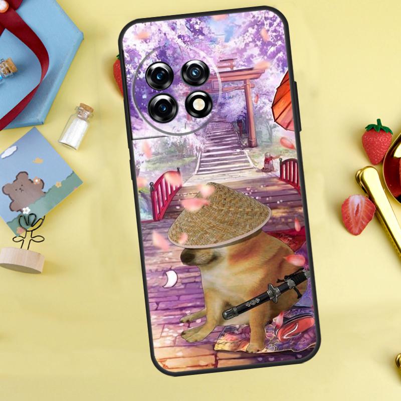 Cheems Doge Meme Funny Doggy Case For OnePlus 15 13 13R 13T 12 12R 11 10 9 10R 10T 8T Nord 5 CE 4 2 3 Lite N20 N30 Cover