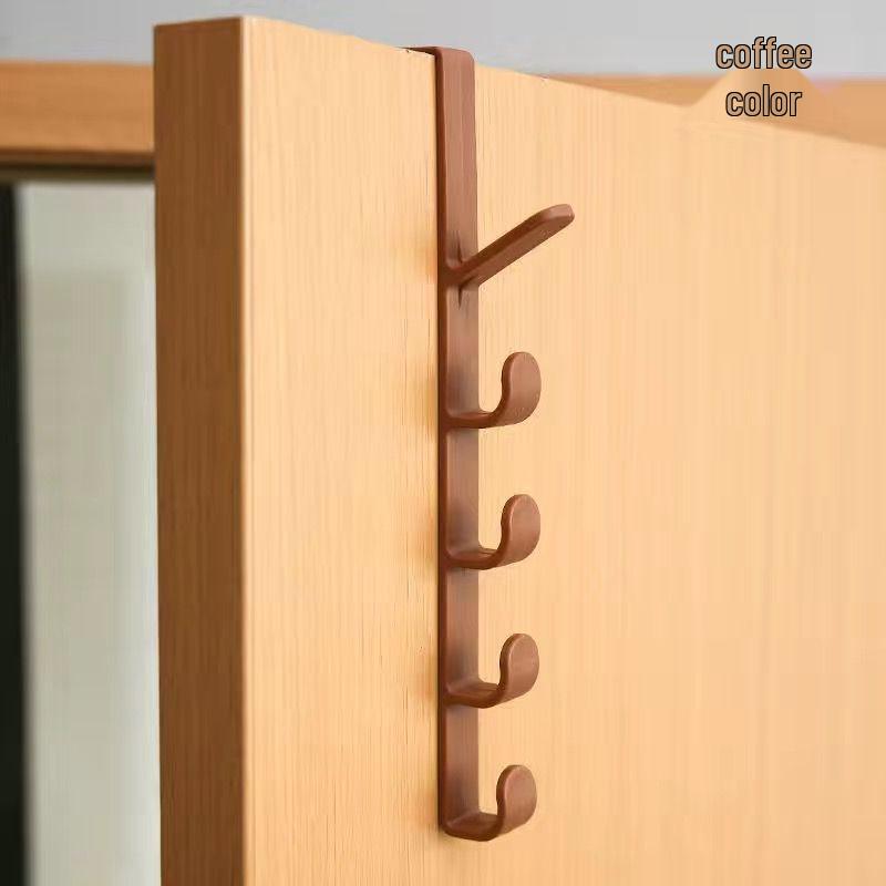 Dorm Bedside Hanging Hook: No-Drill Bunk Clothes Hanger & Storage Rack.