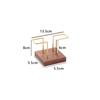 Desktop Organizer Tableware Supplies Wood Tissue Paper Holder Napkin Holder Brass Tissue Box Storage Toothpick Box