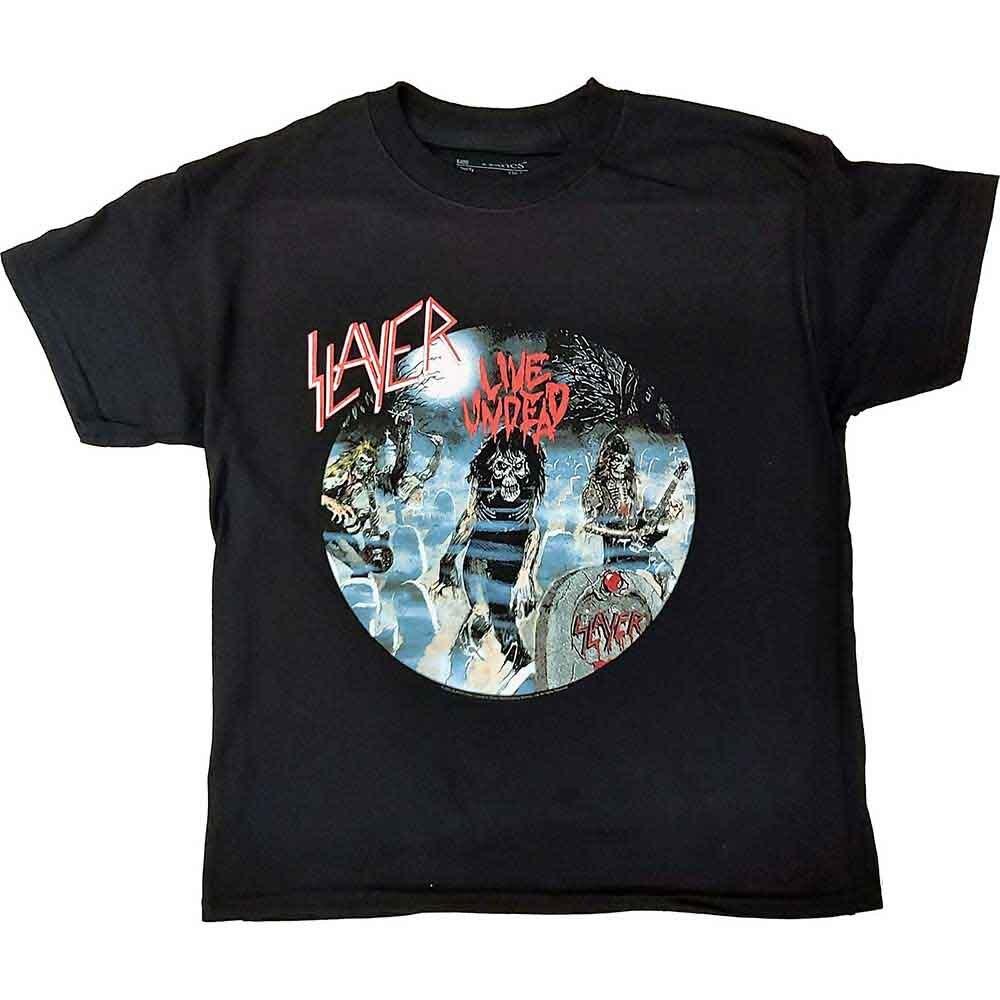 Slayer Kids Tee: Live Undead - 11 - 12 Years - Black 3XL