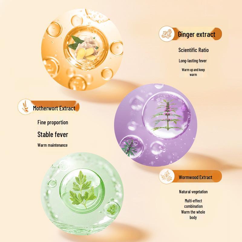 Neuling-Spezial: Guofeng Ingwer & Beifuß Kräuter-Wärmepflaster - Langanhaltende Wärme