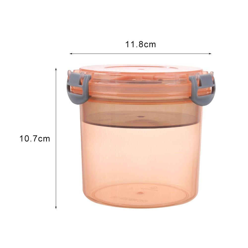 Kitchen Supplies Food Container Double-layer Breakfast Cup Fresh-keeping Box Storage Jars Sealed Container
