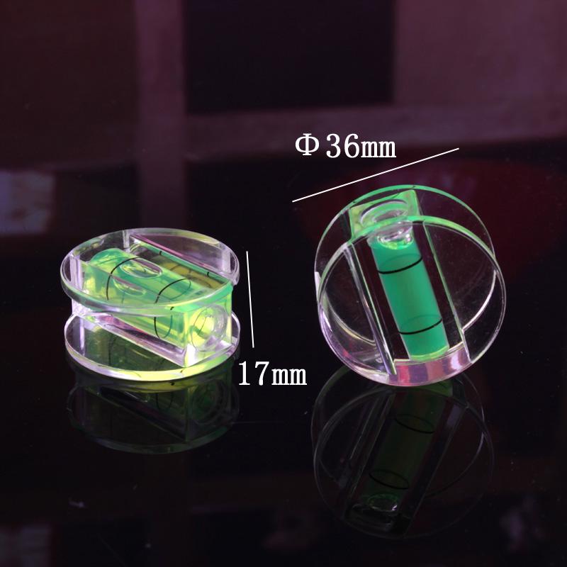 Universal Green Spirit Level with Scale - Compact Liquid Bubble Measuring Tool