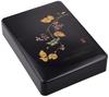 Nakatani Brothers Company Yamanaka Lacquerware Important Document Haneoto Box, Black, 33-4403