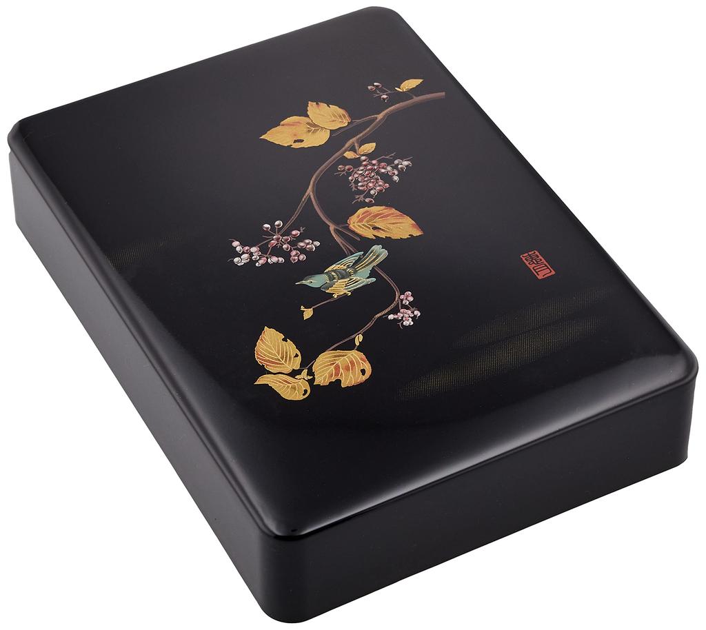 Nakatani Brothers Company Yamanaka Lacquerware Important Document Box, Black, Haneoto 33-4403