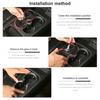 Chrome Interior Gear Shift Cup Holder Cover Trim Ring For Dodge Durango 2011+