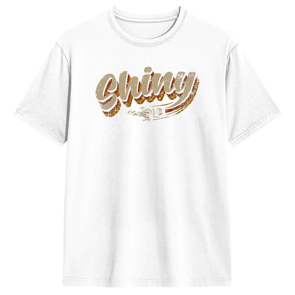 Firefly Serenity Shiny Since Unisex T Shirt  Vintage Tee Shirt Short Sleeve Crewneck TShirt 100 Cotton Original Clothes