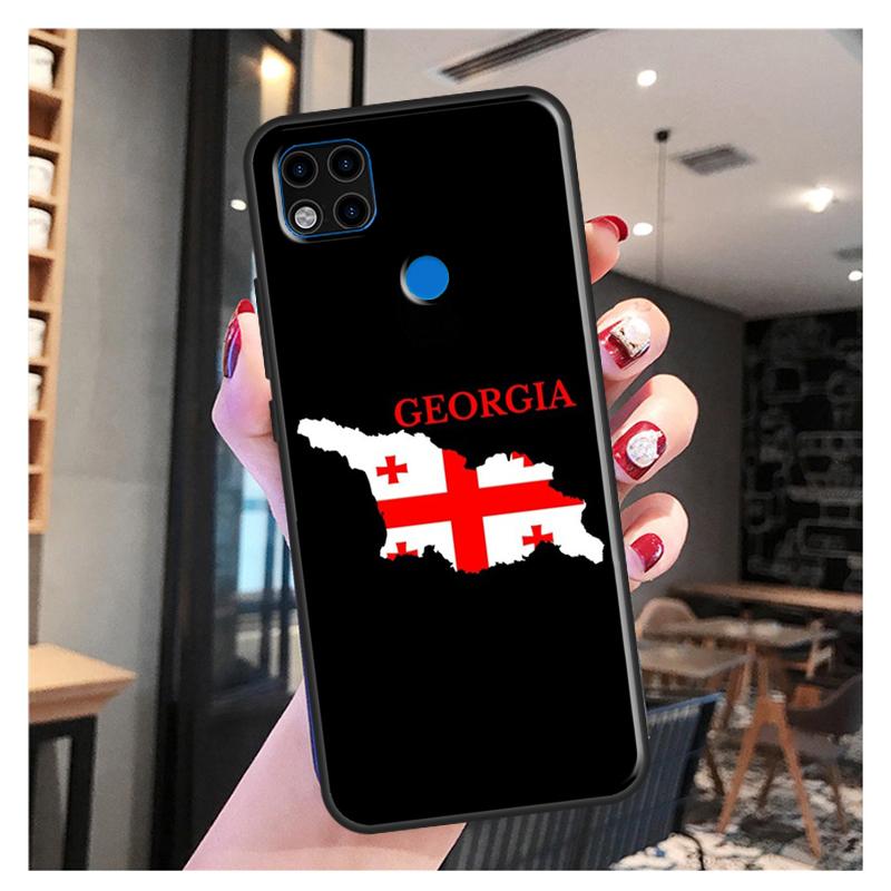 Georgia Flagge Für Xiaomi Redmi Hinweis 11 Pro Telefon Fall Für Redmi 9T 9A 9C 9S 10S Hinweis 9 10 Pro Zurück Abdeckung