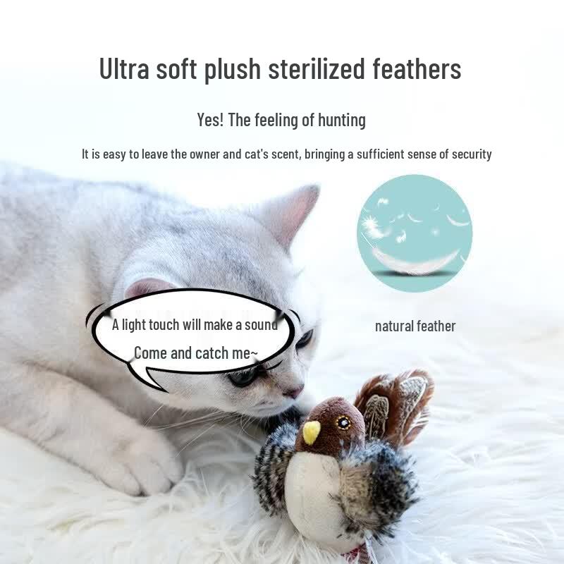 Guiwei Rhythmic Bird Cat Toy