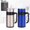 Stainless Steel Coffee Mug 450Ml Insulation Water Bottle Cups Tumbler Thermos With Handle For Office