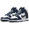 Nike Dunk High Midnight Navy Unisex Sneakers Blue White DD1399-104